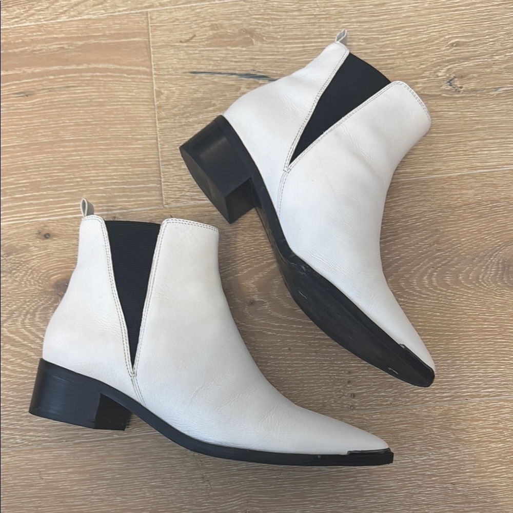 White Ankle Boots